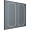 Ekena Millwork 31-in. W x 62-in. H Oxford Panel Moulding Kit Double Panel PMLKOXS31X62B - alternate 2